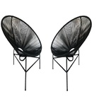 Conjunto 2 Cadeiras Acapulco Decor Area Externa Fibra Preta