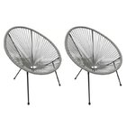 Conjunto 2 Cadeiras Acapulco Rivatti Cinza