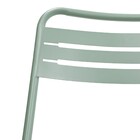 Conjunto 2 Cadeiras para Jardim Aço Dobrável Cafe II Verde Naterial