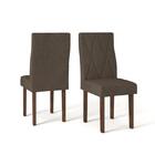 Conjunto 2 Cadeiras Ágata Para Sala De Jantar Dj Móveis