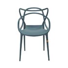 Conjunto 2 Cadeiras Allegra  Verde Petróleo