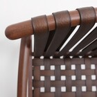 Conjunto 2 Cadeiras para Jardim Alumínio com Braço Retro Efeito Madeira Naterial