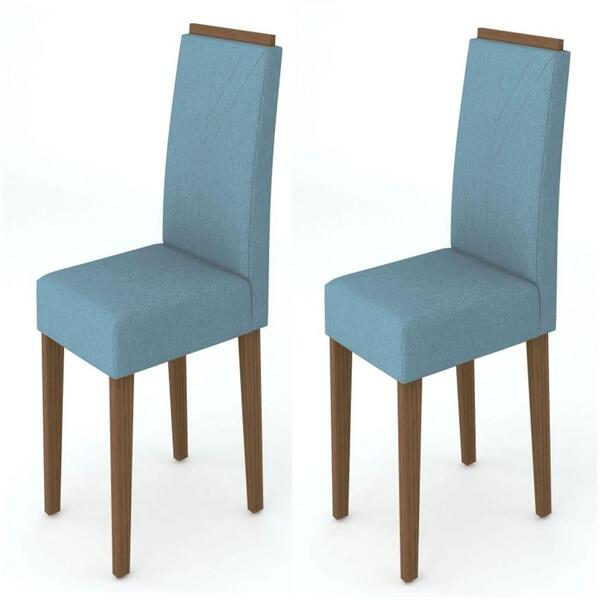 Conjunto 2 Cadeiras Amanda Variação Imbuia / Wd26