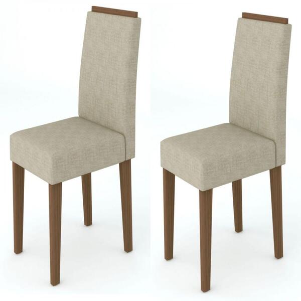 Conjunto 2 Cadeiras Ana Variação Imbuia / Tl13