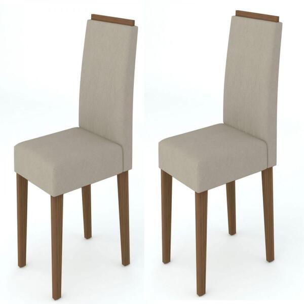 Conjunto 2 Cadeiras Ana Variação Imbuia / Wd25