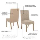 Conjunto 2 Cadeiras Anne - Móveis Henn