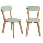 Conjunto 2 Cadeiras Antonella  Verde
