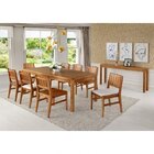 Conjunto 2 Cadeiras Assento Estofado Angra  Verniz Mel