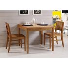 Conjunto 2 Cadeiras Assento Madeira Angra  Verniz Mel