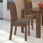 Conjunto 2 Cadeiras Athenas Móveis Lopas Imbuia Clean/animale