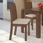 Conjunto 2 Cadeiras Athenas Móveis Lopas Imbuia Clean/rinzai