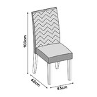 Conjunto 2 Cadeiras Áurea Para Sala De Jantar Dj Móveis