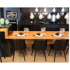 Conjunto 2 Cadeiras Bárbara  Móveis Preto