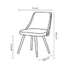 Conjunto 2 Cadeiras Bárbara Caramelo