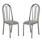 Conjunto 2 Cadeiras Barbarie Preto Listrado