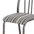 Conjunto 2 Cadeiras Barbarie Preto Listrado
