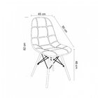 Conjunto 2 Cadeiras Botone Eiffel  Café