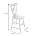 Conjunto 2 Cadeiras Campestre Branco