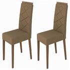 Conjunto 2 Cadeiras Caroline Variação Imbuia / Vl02