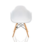 Conjunto 2 Cadeiras Charles Eames Com Braços Branca - Kza Bela