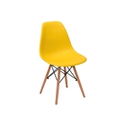 Conjunto 2 Cadeiras Charles Eames Eiffel Wood Base Madeira -