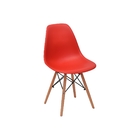 Conjunto 2 Cadeiras Charles Eames Eiffel Wood Base Madeira -
