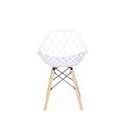 Conjunto 2 Cadeiras Charles Eames Wood Vision Design - Branca