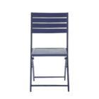 Conjunto 2 Cadeiras para Jardim de Alumínio Dobrável Xara II Azul 86x46x55cm Naterial