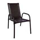 Conjunto 2 Cadeiras De Área E Varanda Baixa Junco Argila Fort