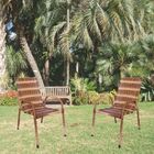 Conjunto 2 Cadeiras De Área E Varanda Baixa Junco Capuccino F