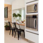 Conjunto 2 Cadeiras De Cozinha Em Aço Iron Industrial  Preto