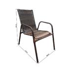 Conjunto 2 Cadeiras De Descanso Em Junco Para Área E Jardim