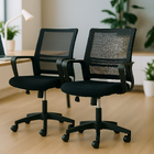 Conjunto 2 Cadeiras De Escritório Ergonômica Diretor Michigan