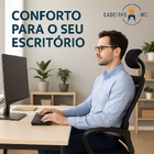 Conjunto 2 Cadeiras De Escritório Home Office Presidente Exec