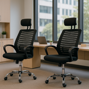 Foto de Conjunto 2 Cadeiras De Escritório Home Office Presidente Exec