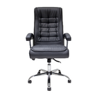 Conjunto 2 Cadeiras De Escritório Presidente Big Preta Molas