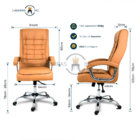 Conjunto 2 Cadeiras De Escritório Presidente Executiva Big Co