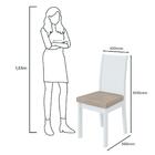 Conjunto 2 Cadeiras De Jantar Athenas Branco Lopas Veludo Cre