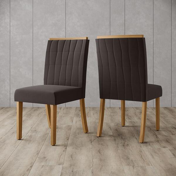 Conjunto 2 Cadeiras De Jantar Espanha Multimóveis Cr5003 Marr