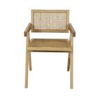 Conjunto 2 Cadeiras De Jantar Madeira Chandy Assento E Encost