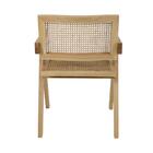 Conjunto 2 Cadeiras De Jantar Madeira Chandy Assento E Encost