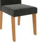 Conjunto 2 Cadeiras De Jantar Mdf Clarice Cimol Madeira/chumb