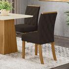Conjunto 2 Cadeiras De Jantar Paola Multimóveis Cr5006 Marrom