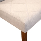 Conjunto 2 Cadeiras De Jantar Poloux Linho Cinza Fino Móveis