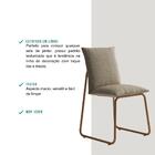 Conjunto 2 Cadeiras De Jantar Soft 1750 Carraro Areia Rose