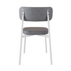 Conjunto 2 Cadeiras De Jantar Tecido Sint. Alloa Est. Branca