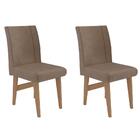 Conjunto 2 Cadeiras De Jantar Tokio Multimóveis Madeirado/cas