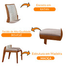 Conjunto 2 Cadeiras De Madeira Charlote