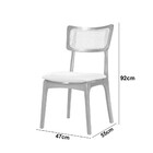 Conjunto 2 Cadeiras De Madeira Viena