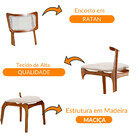 Conjunto 2 Cadeiras De Madeira Viena